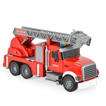   Fiú játék Tűzoltó autó hanggal és vízspriccelő funkcióval 36 cm - piros