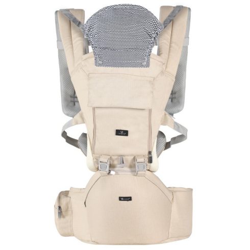 Cangaroo IVY bébi hordozó 3 pozíciós, lecsatolható - bézs