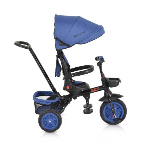 Byox Explore tricikli összecsukható (forgatható üléssel) - Kék