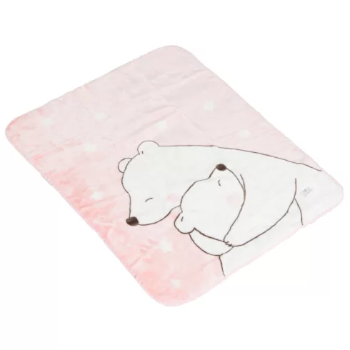 Cangaroo Softy pihe puha takaró 80x110 cm - Sweet hugs rózsaszín 