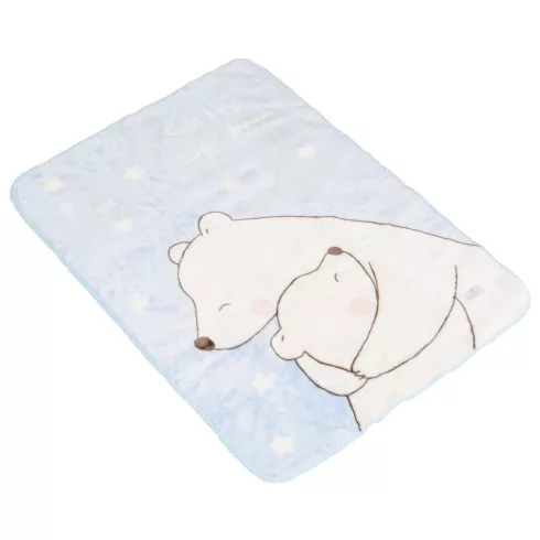 Cangaroo Softy pihe puha takaró 80x110 cm - Sweet hugs kék