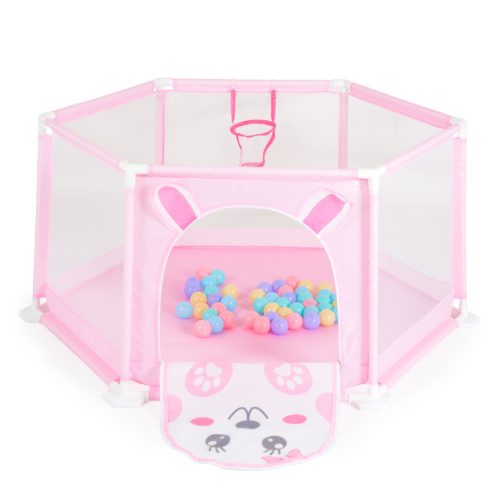 Moni Toys labdamedence 50 db labdával - pink