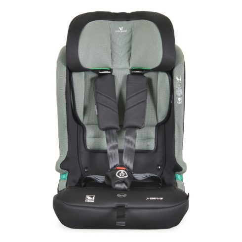 Cangaroo I-Drive biztonsági autósülés 76-150cm - Twill Green