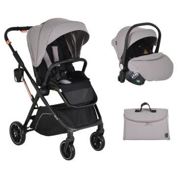 Moni Bingo 2:1 babakocsi szett - Steel