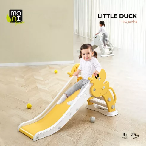 Moni csúszda 115cm - Little Duck sárga