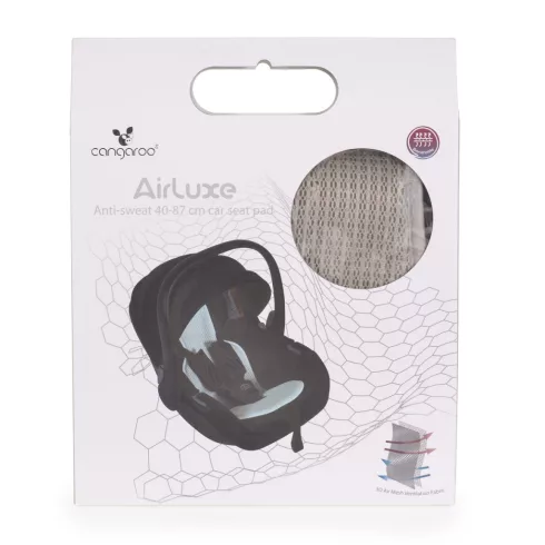 Cangaroo Airluxe Izzadásgátló betét gyerekülésbe 40-87 cm - Szürke 