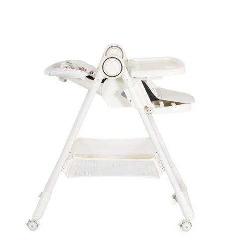 Moni SURPRISE multifunkciós etetőszék (ajándék szilikon tányérral, evőeszközzel, előkével) - Fehér 