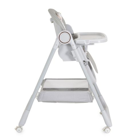 Moni SURPRISE multifunkciós etetőszék (ajándék szilikon tányérral, evőeszközzel, előkével) - Szürke 