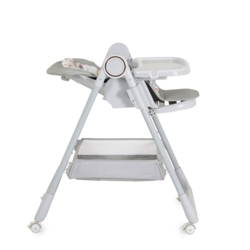 Moni SURPRISE multifunkciós etetőszék (ajándék szilikon tányérral, evőeszközzel, előkével) - Szürke 