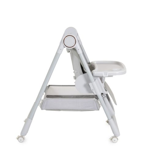 Moni SURPRISE multifunkciós etetőszék (ajándék szilikon tányérral, evőeszközzel, előkével) - Szürke 