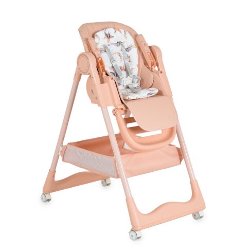 Moni SURPRISE multifunkciós etetőszék (ajándék szilikon tányérral, evőeszközzel, előkével) - Pink