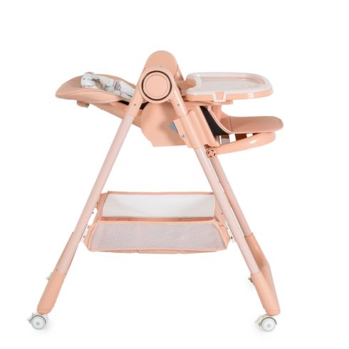 Moni SURPRISE multifunkciós etetőszék (ajándék szilikon tányérral, evőeszközzel, előkével) - Pink