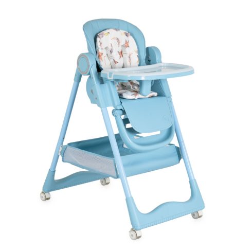 Moni SURPRISE multifunkciós etetőszék (ajándék szilikon tányérral, evőeszközzel, előkével) - Kék