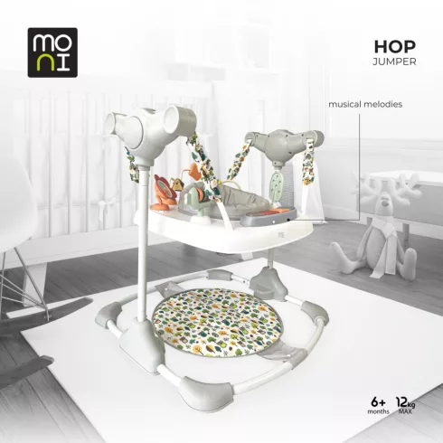 Moni Hop interaktív baba ugráló - Rózsaszín 