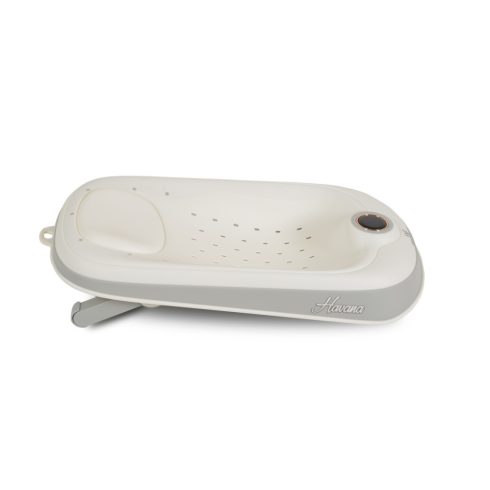 Cangaroo Havana babatartó kádba vízhőmérővel - fehér/szürke