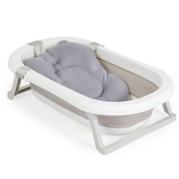   Moni Palma összecsukható kád fürdetőpárnával - szürke 