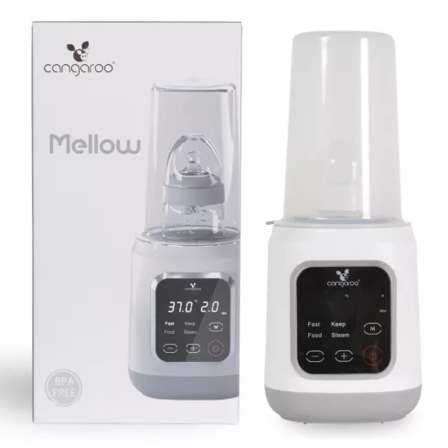 Cangaroo Mellow 4in1 cumisüveg melegítő, sterilizáló, melegen tartó funkcióval - fehér