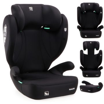 Moni Race biztonsági autósülés I-Size 100-150cm - fekete