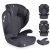 Moni Race biztonsági autósülés I-Size 100-150cm - szürke