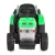 Moni Dallas elektromos traktor utánfutóval 140 cm - Zöld