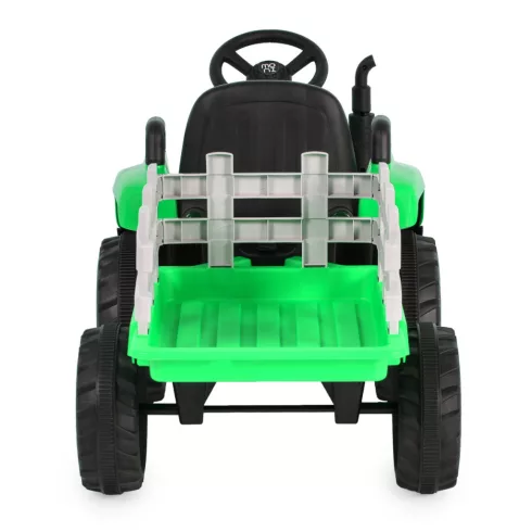 Moni Dallas elektromos traktor utánfutóval 140 cm - Zöld