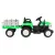 Moni Dallas elektromos traktor utánfutóval 140 cm - Zöld