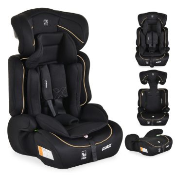 Moni Flex biztonsági autósülés 76-150cm - Fekete/bézs