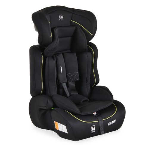 Moni Flex biztonsági autósülés 76-150cm - Fekete/zöld 