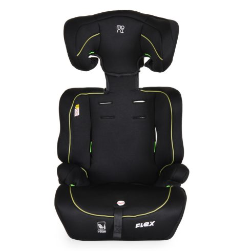 Moni Flex biztonsági autósülés 76-150cm - Fekete/zöld 