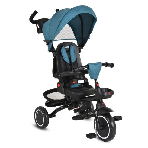 Byox Cruz tricikli összecsukható (forgatható üléssel) - Türkiz 