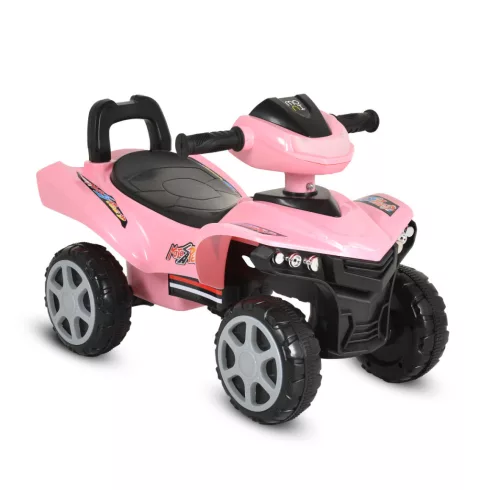 Moni No Fear ráülős kis quad bébitaxi - rózsaszín 