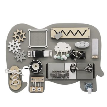 Moni Toys Montessori matatófal Elefánt 