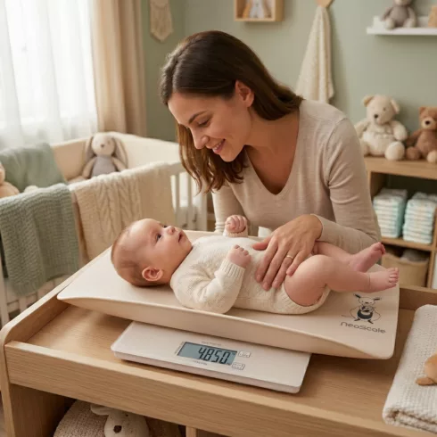 Cangaroo NeoScale digitális baba -és gyermekmérleg - bézs