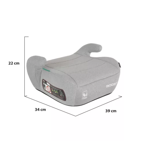Moni Boost i-Size ülésmagasító 125-150 cm  - Szürke 