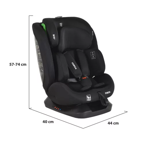 Moni Forza autósülés (40-150cm) isofix nélkül - Black
