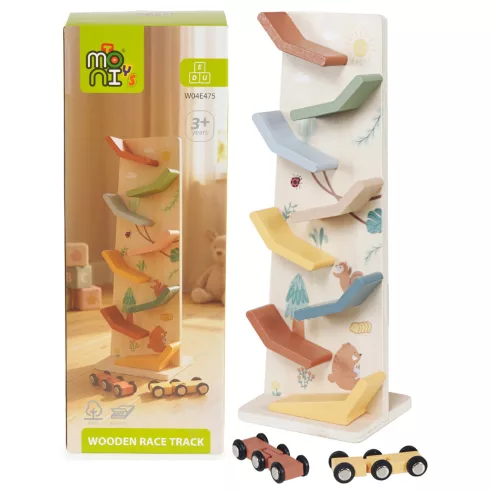 Moni Toys Speed car Fa játék golyópálya 