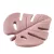Zopa Szilikon rágóka Leaf - Old Pink