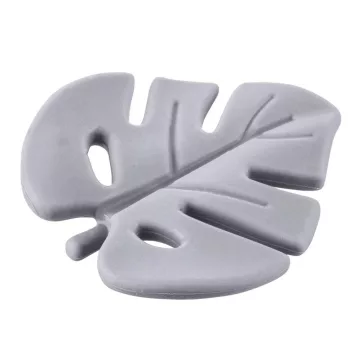 Zopa Szilikon rágóka Leaf - Dove Grey