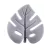 Zopa Szilikon rágóka Leaf - Dove Grey
