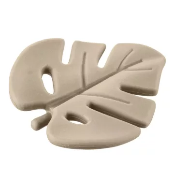 Zopa Szilikon rágóka Leaf - Sand Beige