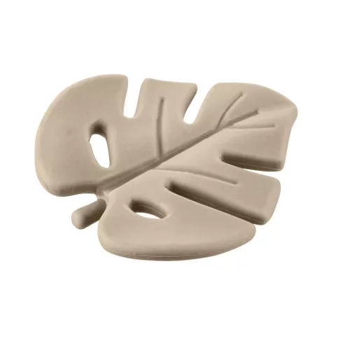 Zopa Szilikon rágóka Leaf - Sand Beige
