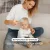 Baboo baba fésű és kefe szett - kék