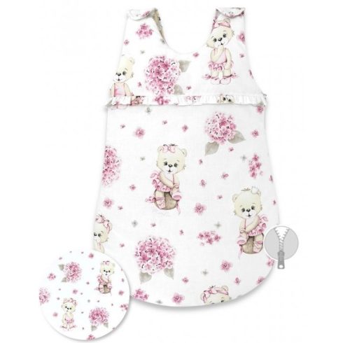 Baby Shop hálózsák 0-6 hó - Balerina maci rózsaszín 