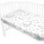 Baby Shop pamut,gumis lepedő 60*120 cm - Csillagos maci kék