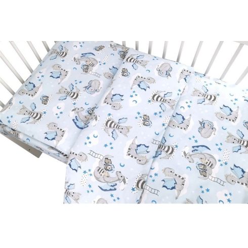 Baby Shop 2 részes babaágynemű - kék sárkány 