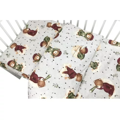 Baby Shop 2 részes babaágynemű 90x120 cm - Maci a holdon