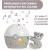 Chicco NEXT2 STARS babaágyra rögzíthető projektor plüss macival - Neutral