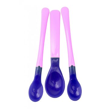 Baby Bruin etetőkanál 3 db - rózsaszín 