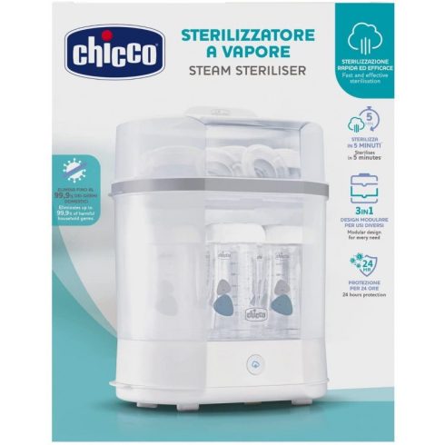 Chicco Elektromos gőzsterilizáló 3in1 elektromos és mikrós használat 