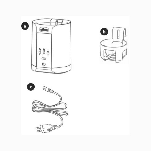 Chicco Cumisüveg-melegítő Home otthonra 0h +